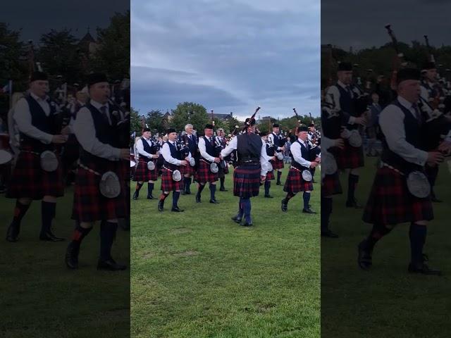 Royal Burgh of Annan Pipe Band March off @ WPBC 2023