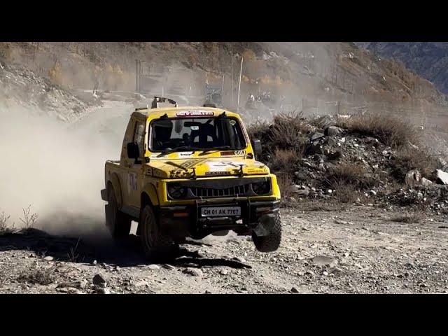 Rally of Lahaul Spiti auto cross race | gypsy offRoading  || bike  off road competition | Sissu ||