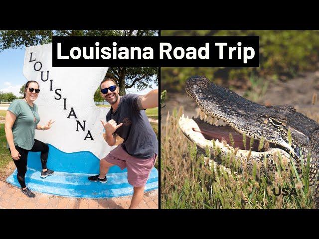 An EPIC Louisiana Road Trip - Alligators, Crawfish and Swamp Tours in Southern USA