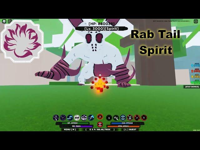 Rab tailed Spirit + Spawn Location ( New Tailed Beast ) - Shindo Life 2