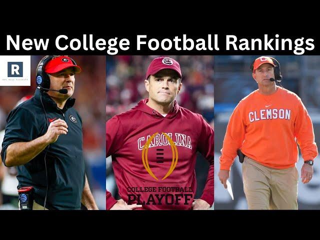 NEW Top 25 College Football Rankings | Change In College Football Playoff Picture