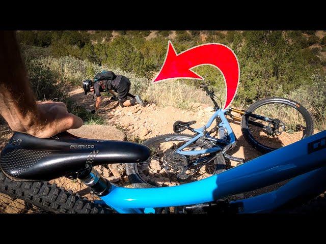 She took that turn like a Texas tumbleweed | Mountain biking Palo Duro Canyon