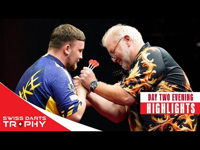 BASEL BLOCKBUSTER! | Day Two Evening Highlights | 2024 Swiss Darts Trophy