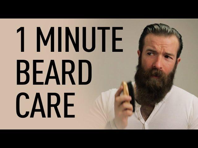 1 Minute Beard Grooming | Jeff Buoncristiano