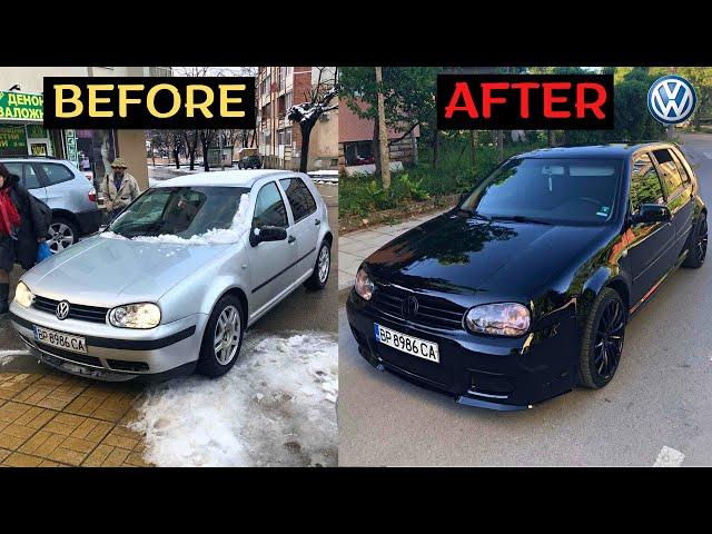 Building a VW Golf 4 1.9TDI In 3 Minutes | Project Car Transformation