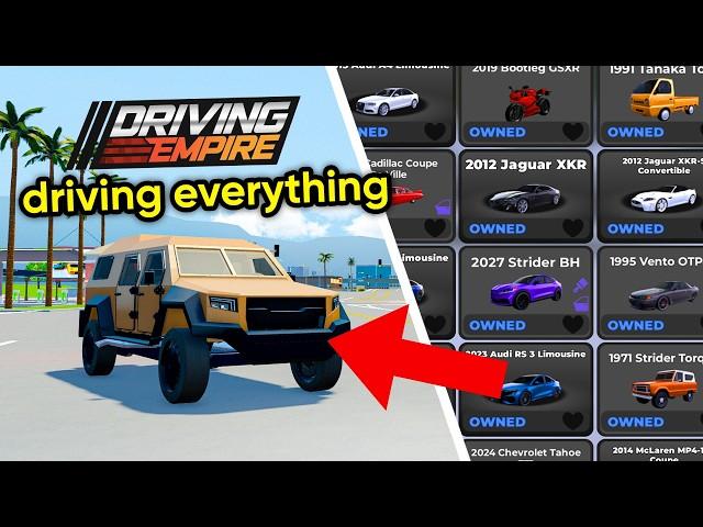 I Drove Everything In Driving Empire