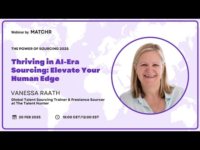 Thriving in AI-Era Sourcing: Elevate Your Human Edge | Vanessa Raath