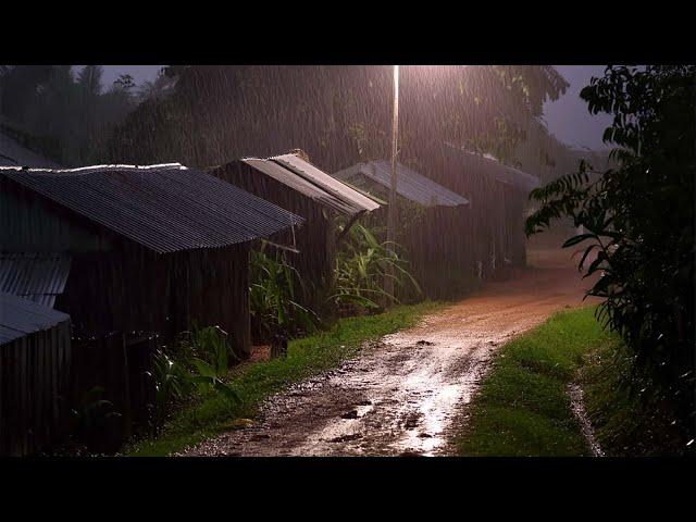 ASMR 30 Minutes Night Rain Sound for Sleeping | Best Sound for Relaxing