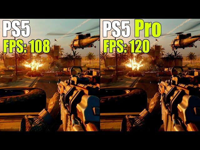 COD: Black Ops 6 PS5 vs. PS5 Pro Comparison | Graphics, Resolution and FPS Test