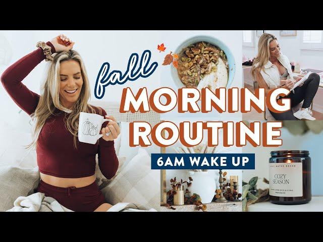 my fall morning routine  | healthy & productive habits to become HER