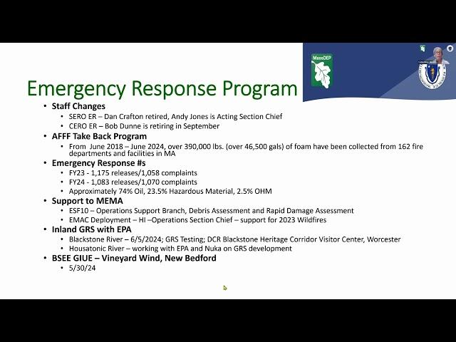 MassDEP Waste Site Cleanup Advisory Committee Meeting 2024-08-15 03