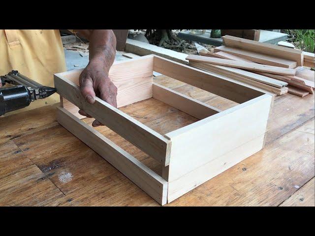 Great Woodworking Plan For Beginners // HowTo Build A Fruit And Vegetable Shelf Extremely Easy- DIY!