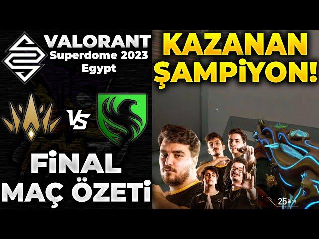 BBL vs FALCONS BÜYÜK FİNAL MAÇ ÖZETİ | VALORANT Superdome 2023: Egypt