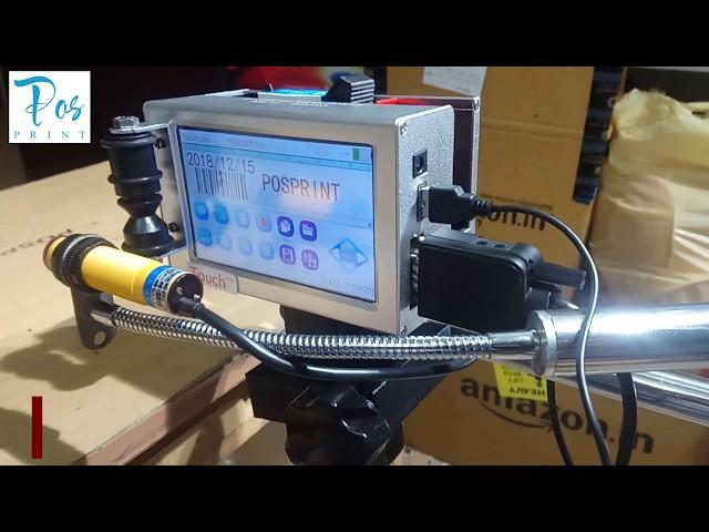 POSPRINT Inkjet Coding Machine / inkjet printer. mount on Conveyor belt with sensor