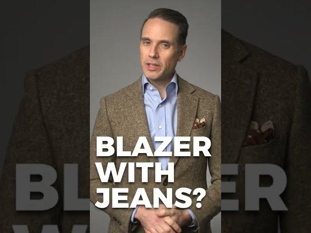 Can You Wear A Blazer With Jeans?