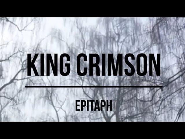 King Crimson - Epitaph (1969) Lyrics Video