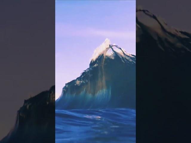 Amazing videos of Nature's actions || Beautiful Ocean waves  #shorts #Nature #ocean #waves