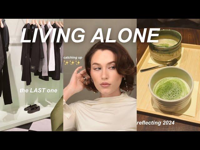 LIVING ALONE: the end of 2024 | reflecting, goals for 2025, lots of talking ‍️