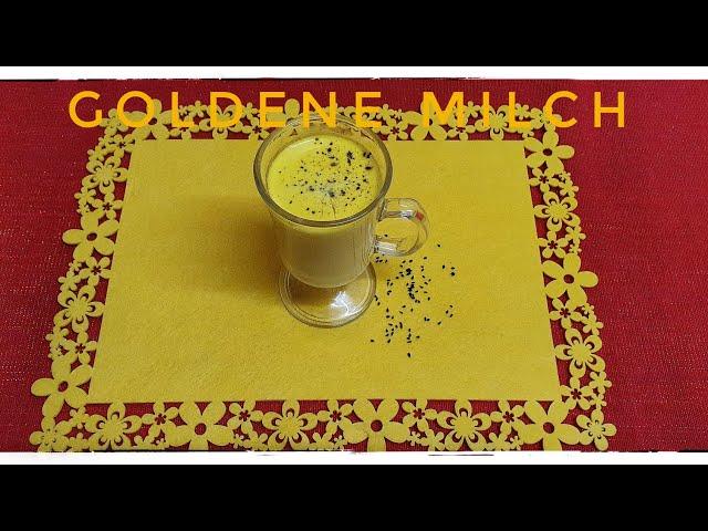 Goldene Milch mit Frische Kurkuma/Stärkung des Immunsystems/Koch mit Sultana.