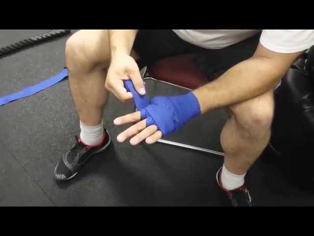 How to Put On Kickboxing Handwraps -- 4GK Martial Arts Patchogue NY