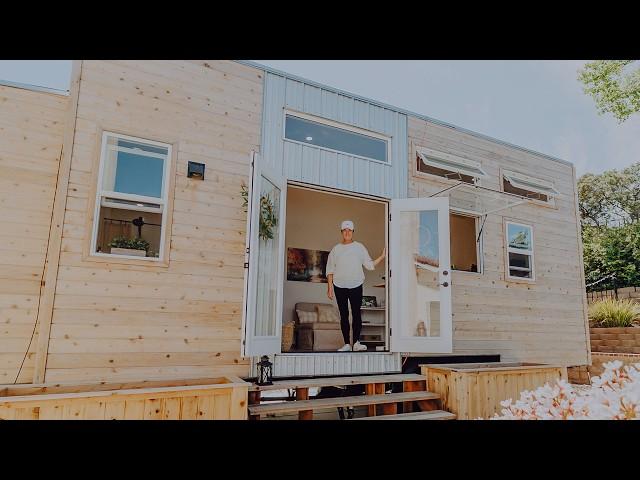 Her Custom Tiny Home - Unique Features & Open Design