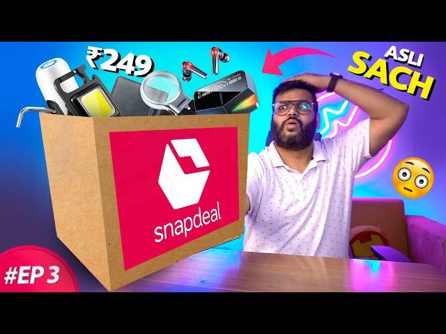 I Tested Cheap Tech Gadgets from SNAPDEAL!! - ASLI SACH!!  Gadgets Under ₹500 - ₹1000 Ep.3