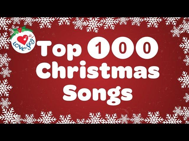 Top 100 Christmas Songs and Carols Playlist with Lyrics  Best Christmas Songs 