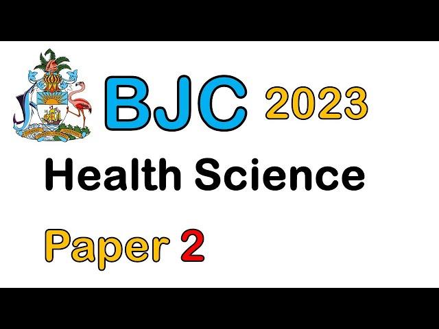 BJC 2023 Health Science Paper 2