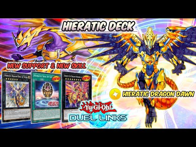 [KOG] HIERATIC Deck | New Support, New Skill, & New Boss Monster | Yu-Gi-Oh! Duel Links