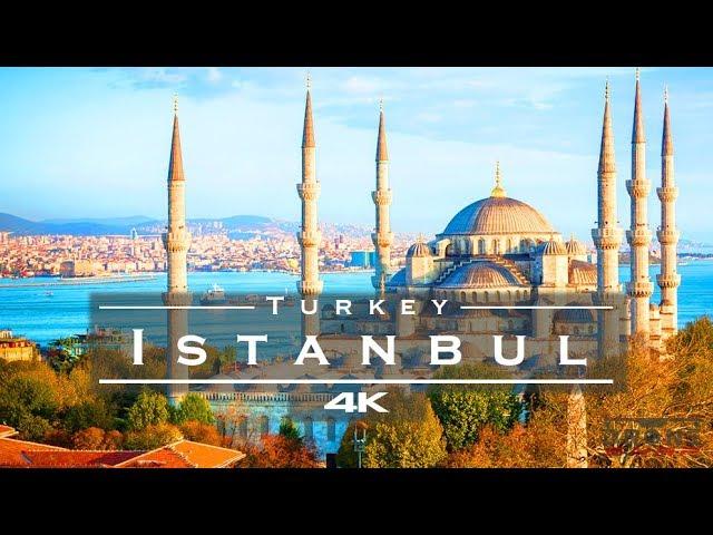 Istanbul, Turkey  - by drone [4K]