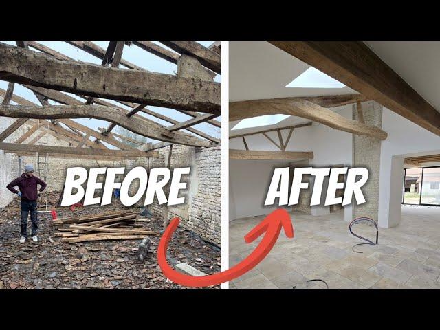 A Year of Hard Work: Farmhouse Restoration Timelapse