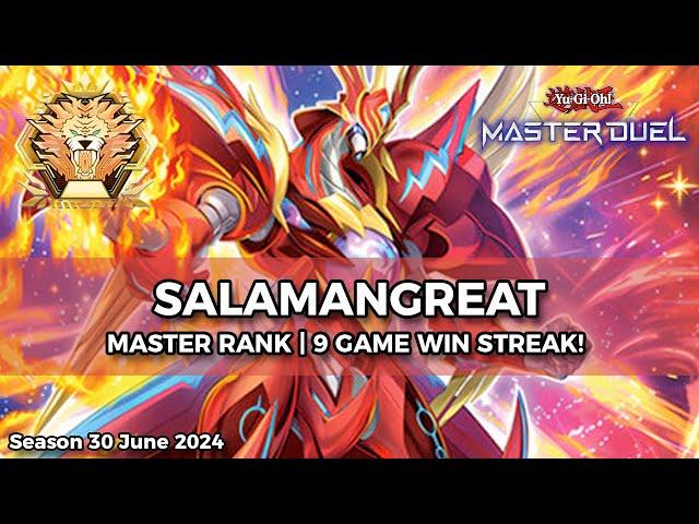 9-0 Streak! Bagooska Salamangreat Deck (Diamond-Master) - Yu-Gi-Oh! Master Duel