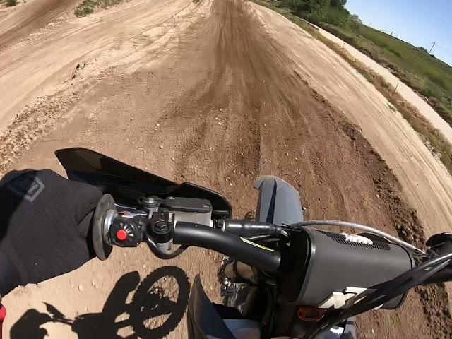 Trail rider goes to the track! Mmx sand track