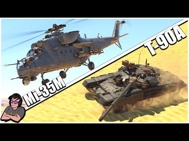 Boris And The Old Balanced BEAST - Mi-35M & T-90A - War Thunder