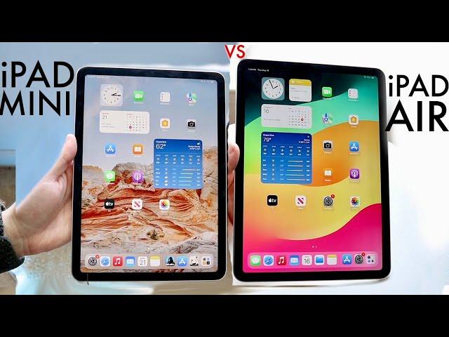 iPad Air Vs iPad Mini In 2024! (Comparison) (Review)