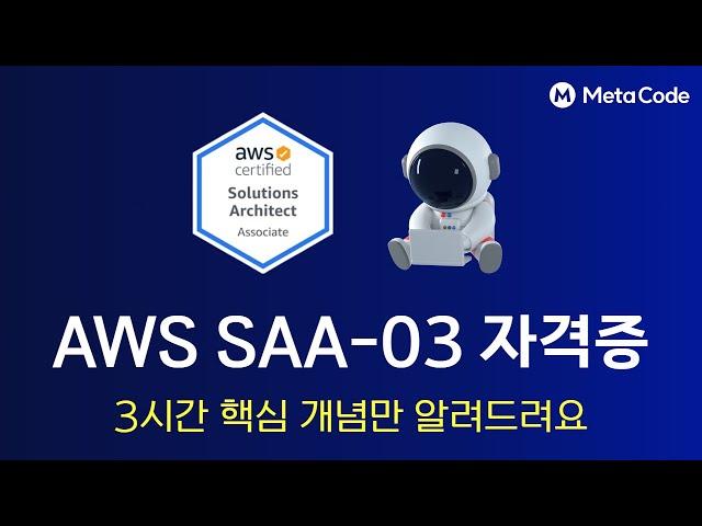 [AWS 자격증 3시간 완성강의] AWS Certified Solutions Architect - Associate - AI 현직자 메타코드M