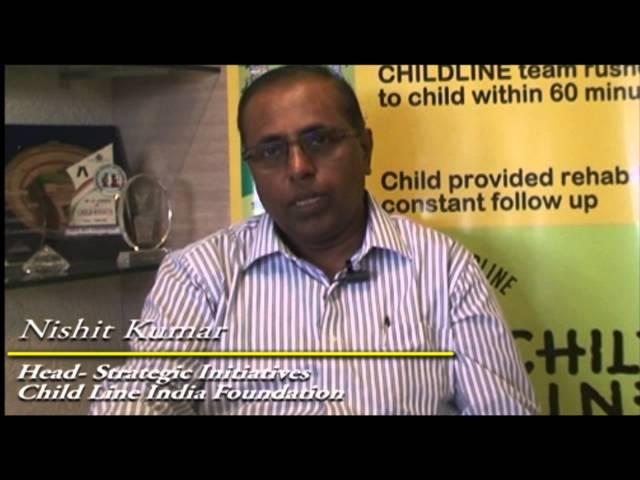 How does Child Line followup after taking custody of a child?