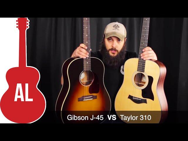 Taylor 310 VS Gibson J-45 - Which Sounds Better?