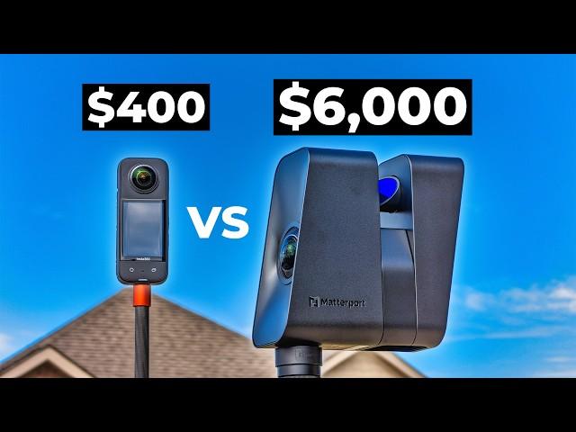 Insta360 X3 vs Matterport Pro3 3D LiDAR Camera!