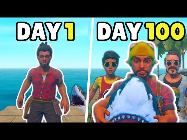 I Played 100 Days of Raft with Friends!