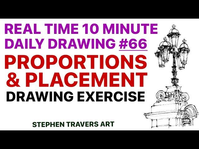 Drawing Exercise for Proportions & Placement