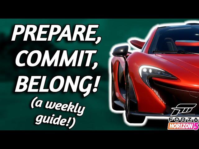 HOW TO COMPLETE "Prepare, Commit, Belong!" | Forza Horizon 5 Weekly Forzathon Challenge Guide
