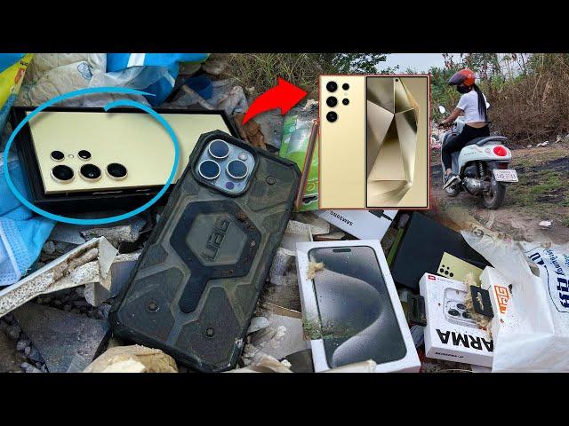 What?? Samsung Galaxy S24 Ultra & iPhone 15 Pro Max in the Landfill