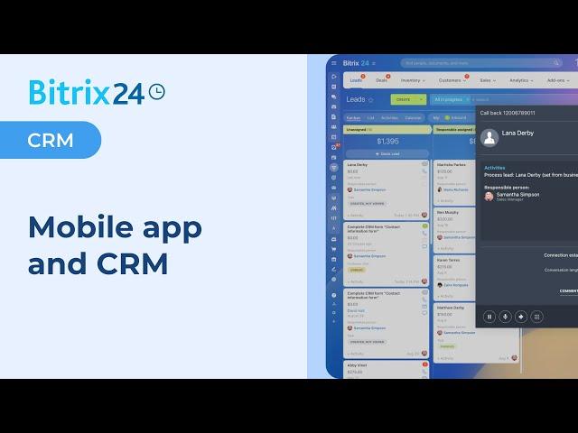 Bitrix24 Mobile app and CRM