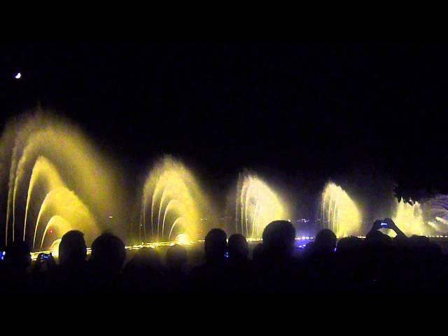 West Lake water show, China