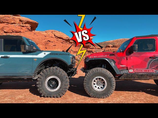 FORD BRONCO vs JEEP WRANGLER - Can It Rock Crawl?!