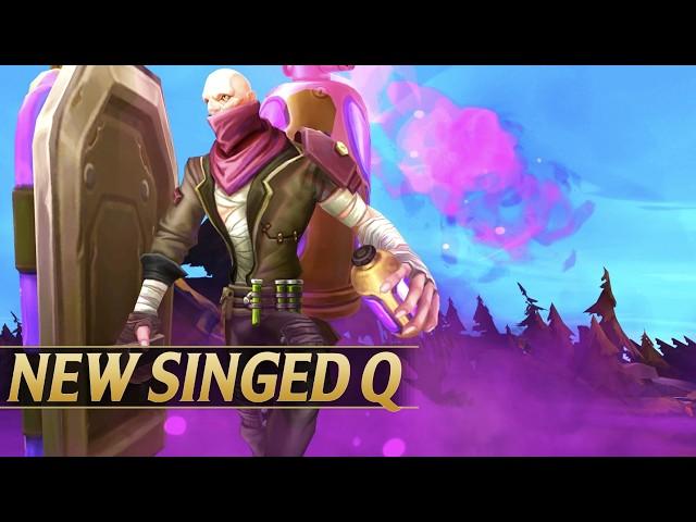 NEW SINGED Q MECHANIC (Free Minion Gold) - League of Legends