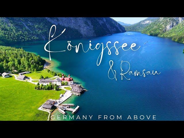 Berchtesgaden From Above MUST SEE Views | KÖNIGSSEE King of the Seas | Ramsau Kirche | Cinematic 4K