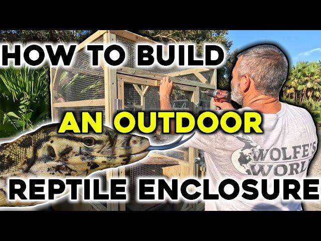 How to Build an Outdoor Reptile Enclosure -Upgrade for Boba!-