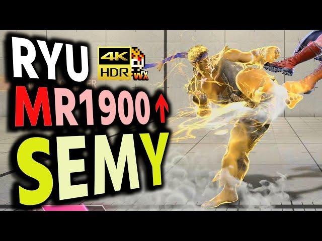 SF6: Semy  Ryu MR1900 over  VS E.Honda | sf6 4K Street Fighter 6